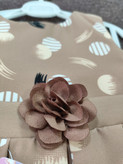کت سارافن دخترانه آستین کتی ساده طرح دایره ای