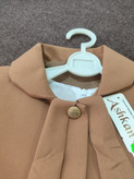 کت سارافون دخترانه آستین عروسکی قهوه ای خوشرنگ
