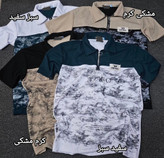 تیشرت مردانه نیم زیپ یقه دار مراکشی بسکوییتی گرم بالا فوقالعاده مدل TURK